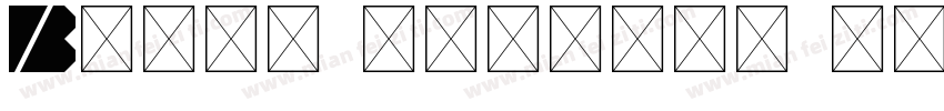 Block letters regular字体转换